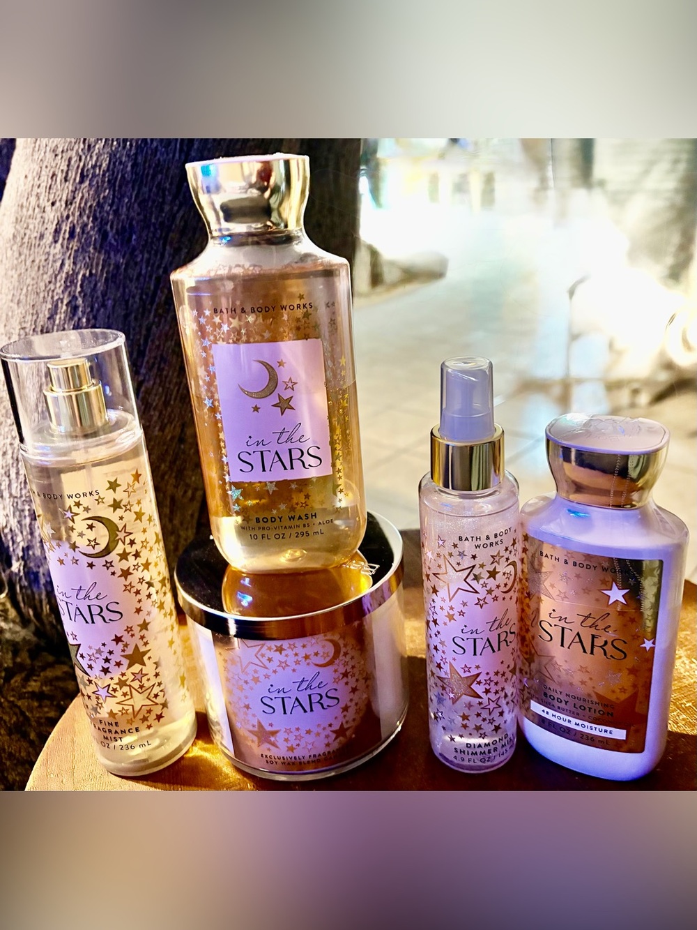 Bath & Body Works Gold & Pink 'In The Stars' Gift Set